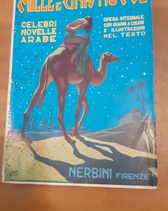 libro mille e una notte  nerbini firenze 1960