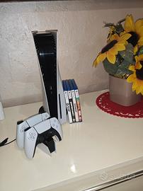 Ps5 disco PlayStation 5 + giochi e 2 controller 