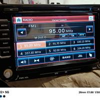 Monitor 7" 2 din autoradio  DVD  navi VW Golf 5 6