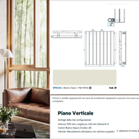 RADIATORE PIANO COL. BIANCO OPACO