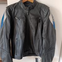 giacca/giubbotto BMW in pelle nuova con cartellino