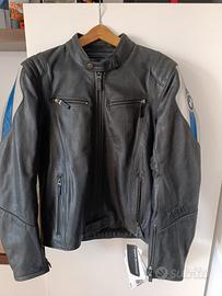 giacca/giubbotto BMW in pelle nuova con cartellino