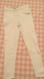 pantaloni da gara equitazione bianchi donna 