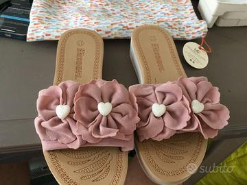 7589-scarpe donna n.37 Mandorla e Pepe