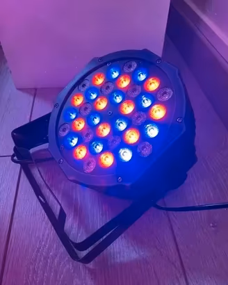 Par LED 36 Watt RGB slim con telecomando (singolo)
