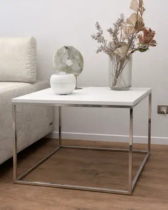 Tavolino Divani & Divani by Natuzzi Bianco