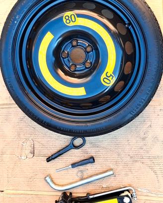 ruotino kit 125/70 r18 seat arona audi vw t-cross