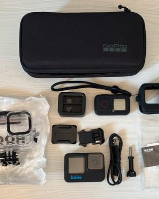 Go pro hero 10 + control remote + 2 batterie