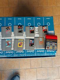 8 videogiochi in miniatura Nintendo Nes cartucce