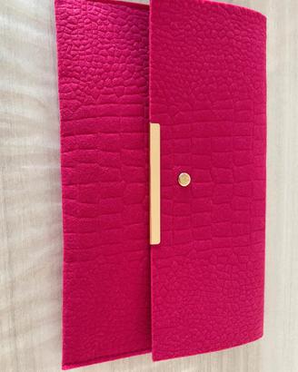 BORSA POCHETTE FUCSIA