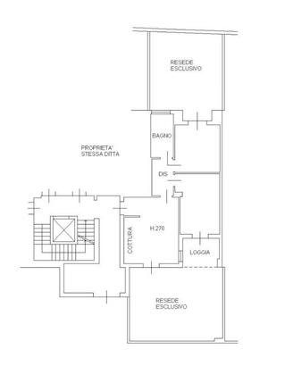 Appartamento di 70 m² con 3 locali e box auto a Fi