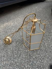 Lampadario anni 80 stile lanterna