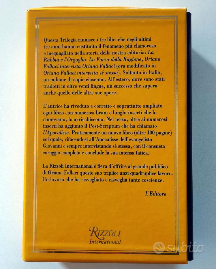 Lettera a un bambino mai nato Oriana Fallaci - Libri e Riviste In vendita a  Foggia