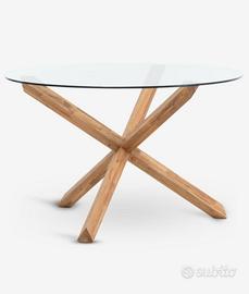 Tavolo cristallo 120cm