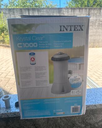 Pompa Intex C1000 filtro a catuccia Krystal Clear