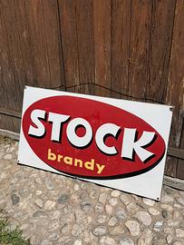 Insegna smaltata Stock
