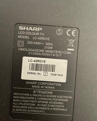 Tv Sharp 42 pollici
