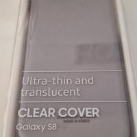 Cover originale sottile e traslucida Samsung S8 