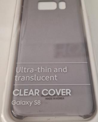Cover originale sottile e traslucida Samsung S8 