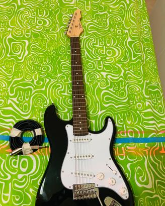 chitarra elettric Fender squier stratocaster black