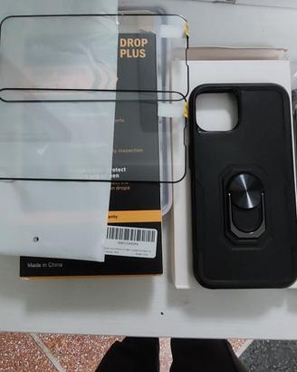 cover iphone più 2 vetri