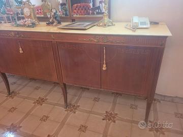 Credenza Stile Impero con specchio coordinato