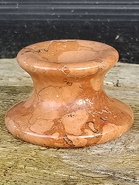 Supporto per sfera in marmo rosso Verona