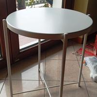 Tavolino bianco - tavolo con vassoio versatile
