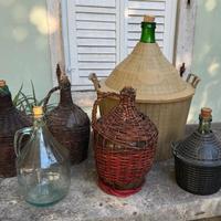 Damigiane in vetro varie dimensioni