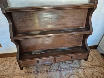 Piattaia / alzata da cucina in legno