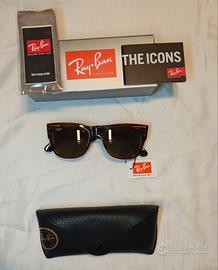 Rayban Wayfarer Mega marroni e tartarugati