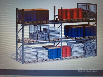 scaffalatura porta pallet