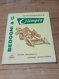 Libretto istruzioni /esploso mietilegatore Olimpia