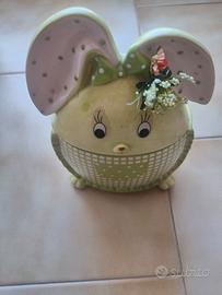 Porta gioie: Coniglio in ceramica 