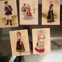 Cartoline anni 50 costumi sardi