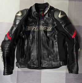 Giubbotto pelle moto Dainese taglia 54