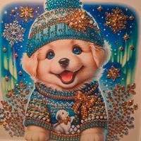 cornice con cagnolino 