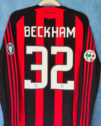 Maglia Milan 2008/09 Beckham Longsleeve originale