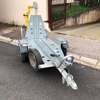 Carrello rimorchio portamoto