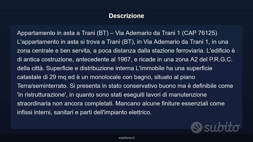 Appartamento – Trani, Barletta-Andria-Trani - Vista 4