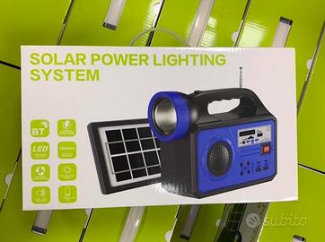 luce solare multifunzionale bluetooth 