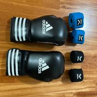 Kit Guantoni Box Adidas + 2kit fasce
