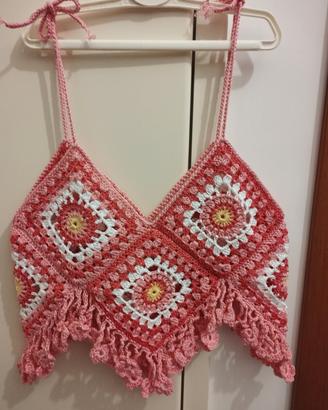 Top bambina estivo uncinetto