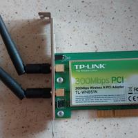 Adattatore Wireles N Wifi WLAN TP-LINK PCI