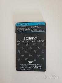 Music Style Card per Roland E70 