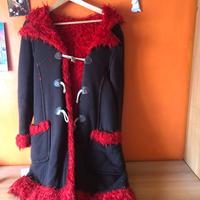 Cappotto di lana rossa