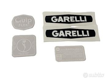 GARELLI GULP FLEX kit completo ADESIVI COLORE NERO