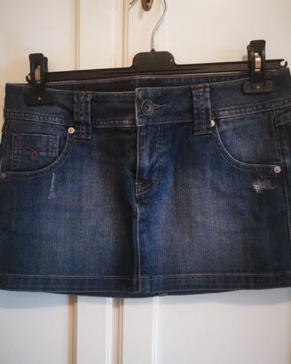 Minigonna in jeans
