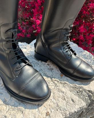 Stivali equitazione HKM monta inglese tg. 36