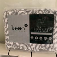 50 pannolini a fascia per cane maschio taglia S